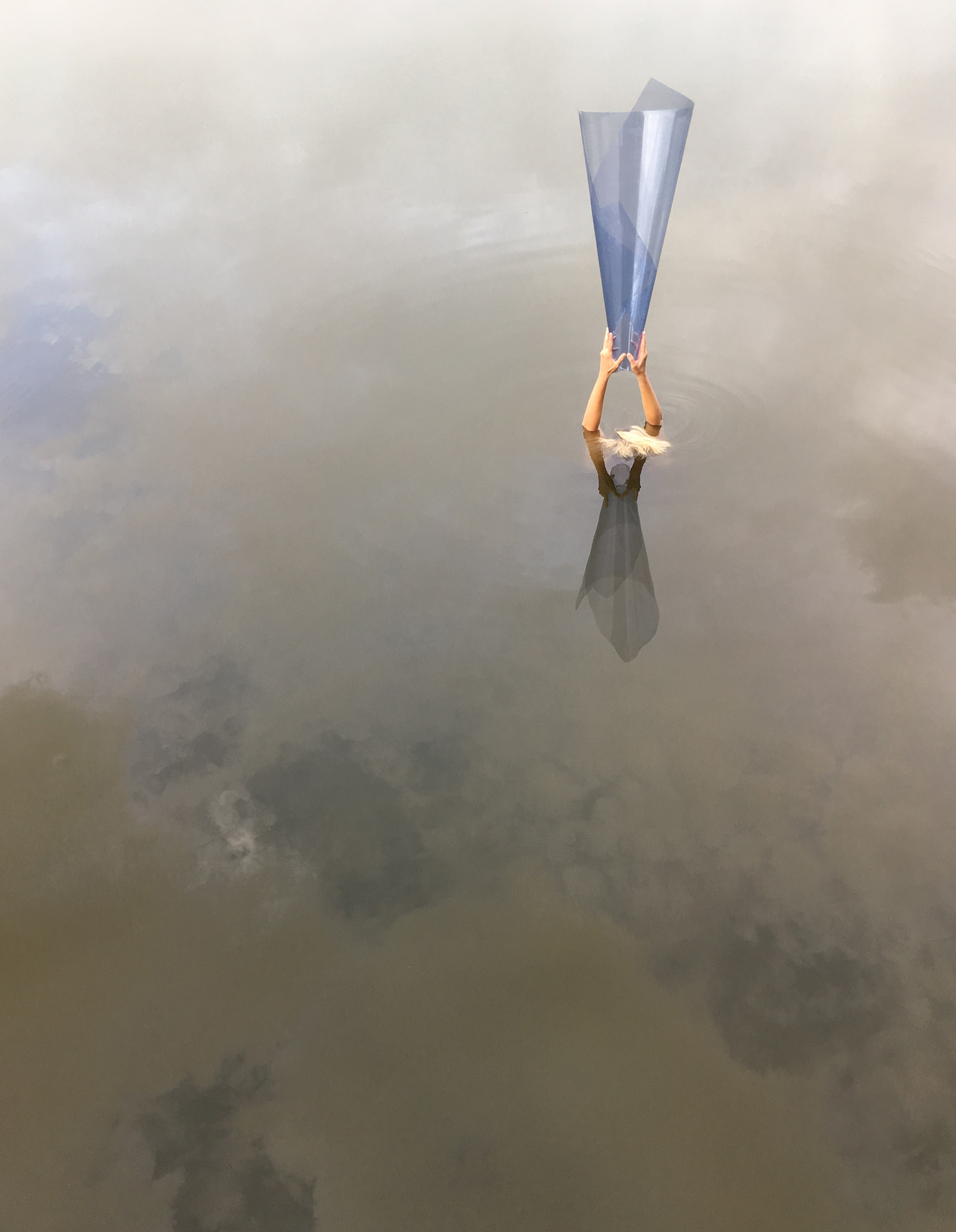 Digital image documenting performance in collaboration with Kate McCambridge and Alison Moeller, 2017. Domaine de Boisbuchet, Lessac, France. Images Kate McCambridge, Alison Moeller and Dierdre Pearce